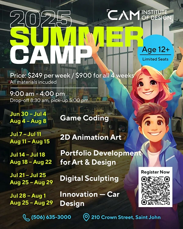 CAM Institute of Design Summer Camp