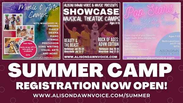 Alison Dawn Voice & Music summer camp